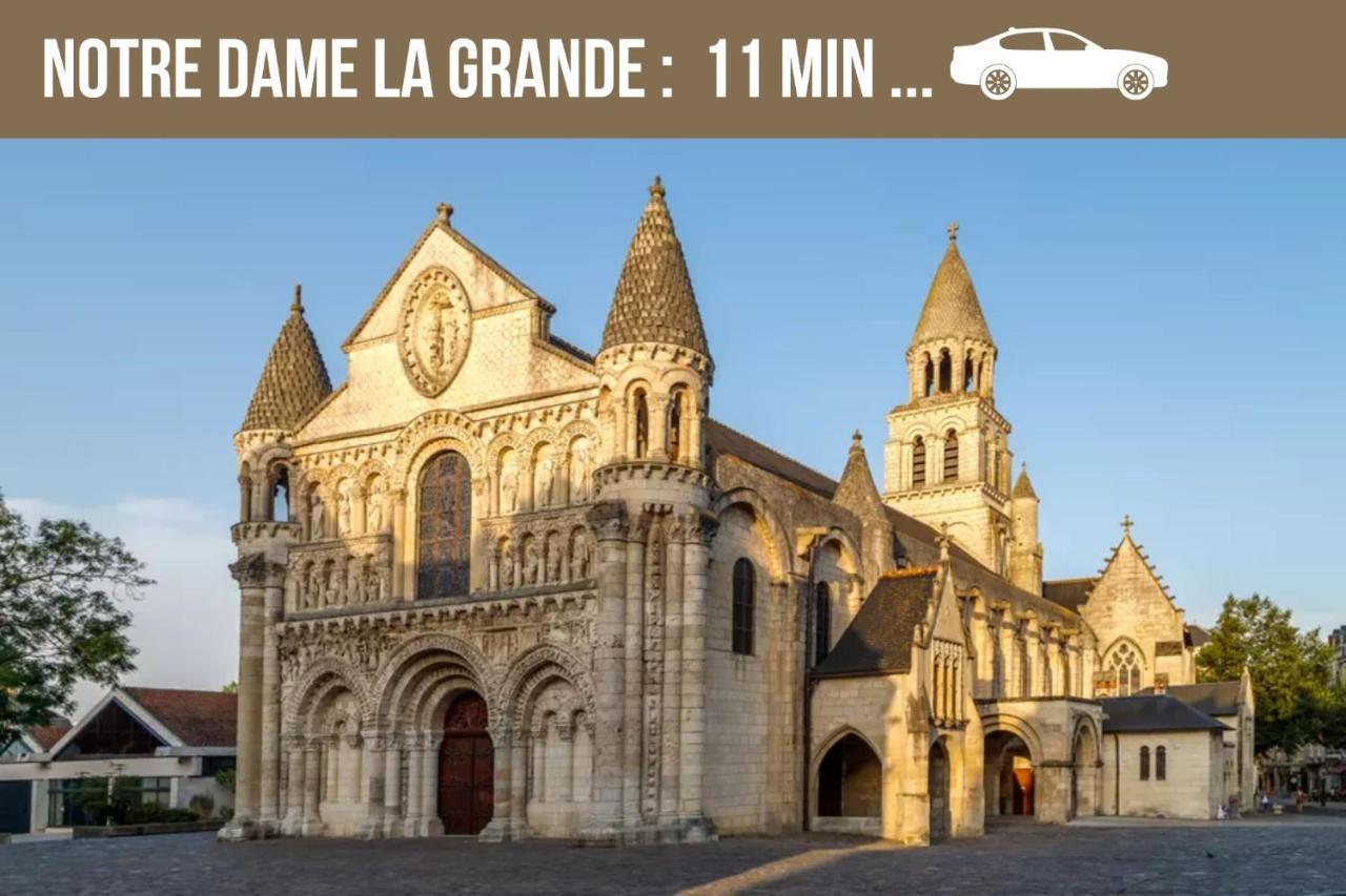 Bellejoie - Appartement T3- Poitiers Sud - Direct Futuroscope - Parking Et Wifi Gratuit Eksteriør billede